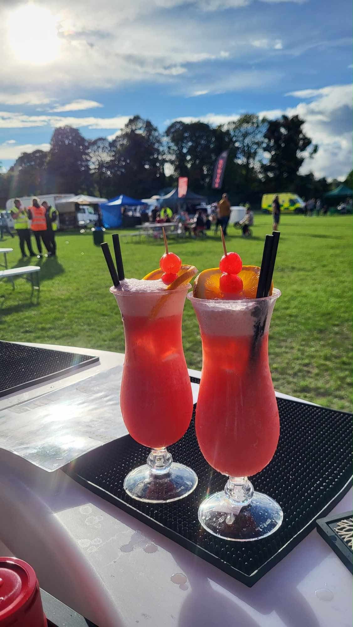 Festivals with a mobile cocktail bar